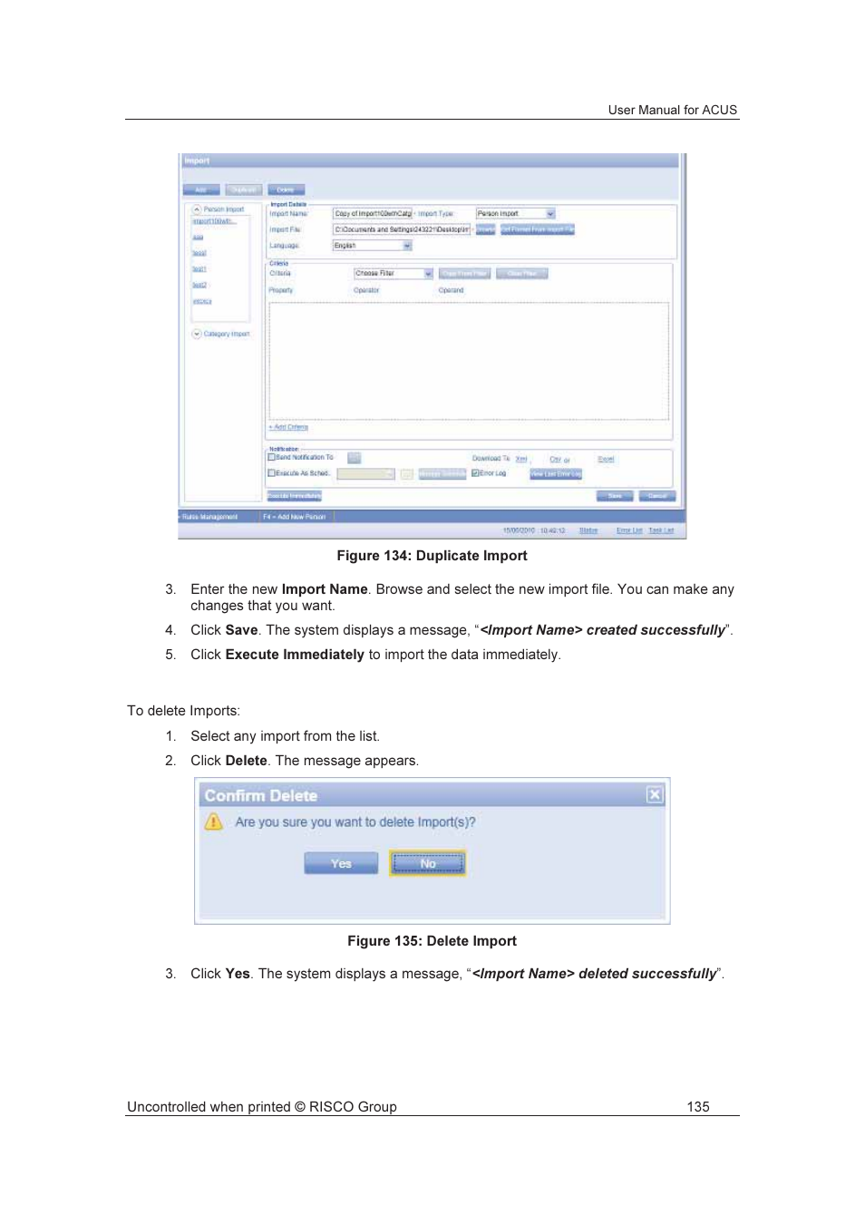 RISCO Group ACUS User Manual | Page 163 / 525