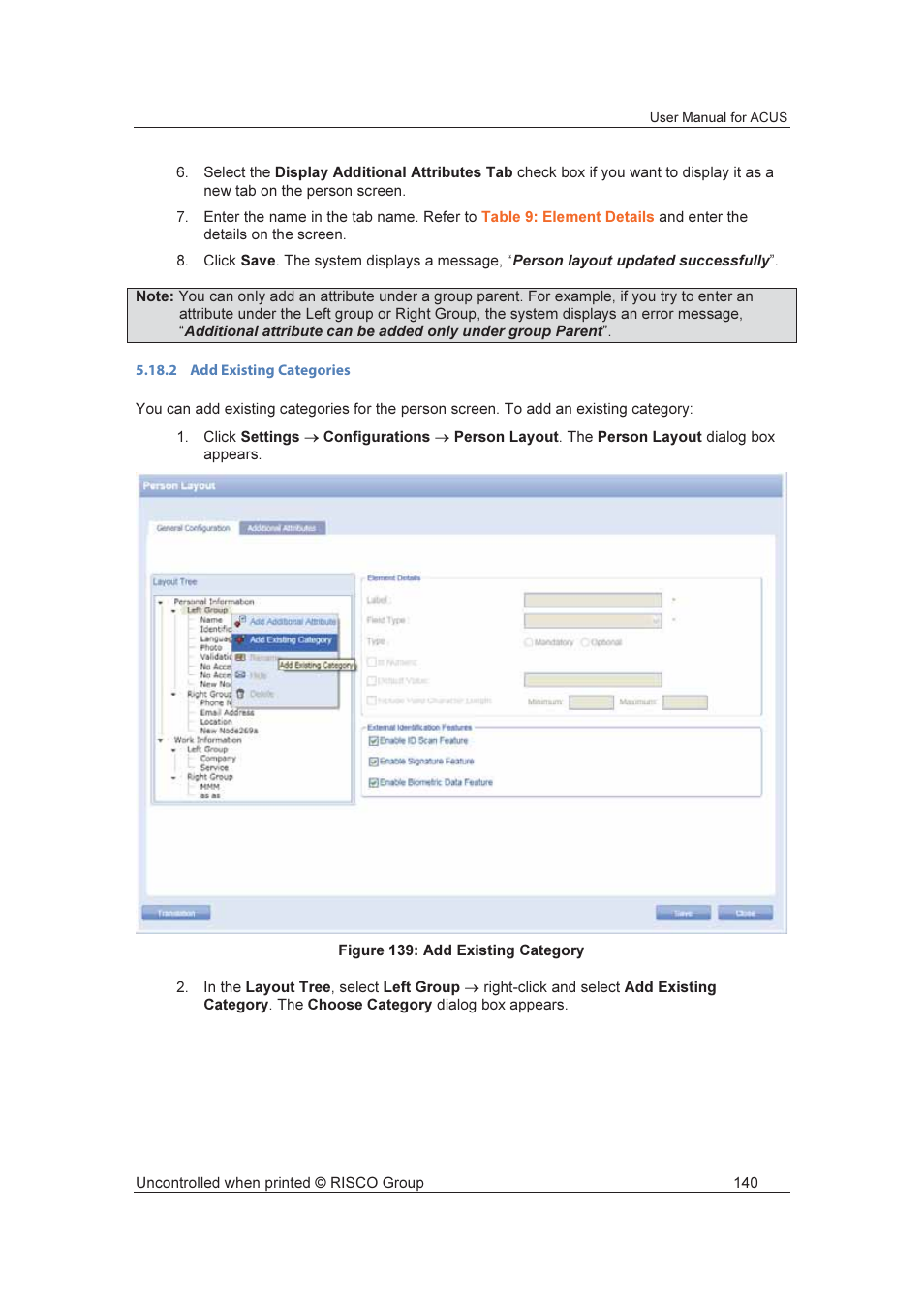 RISCO Group ACUS User Manual | Page 168 / 525