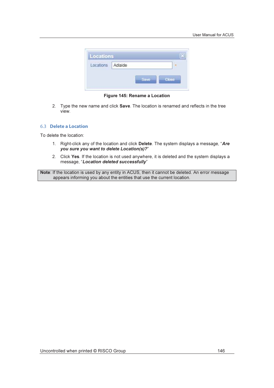 RISCO Group ACUS User Manual | Page 174 / 525