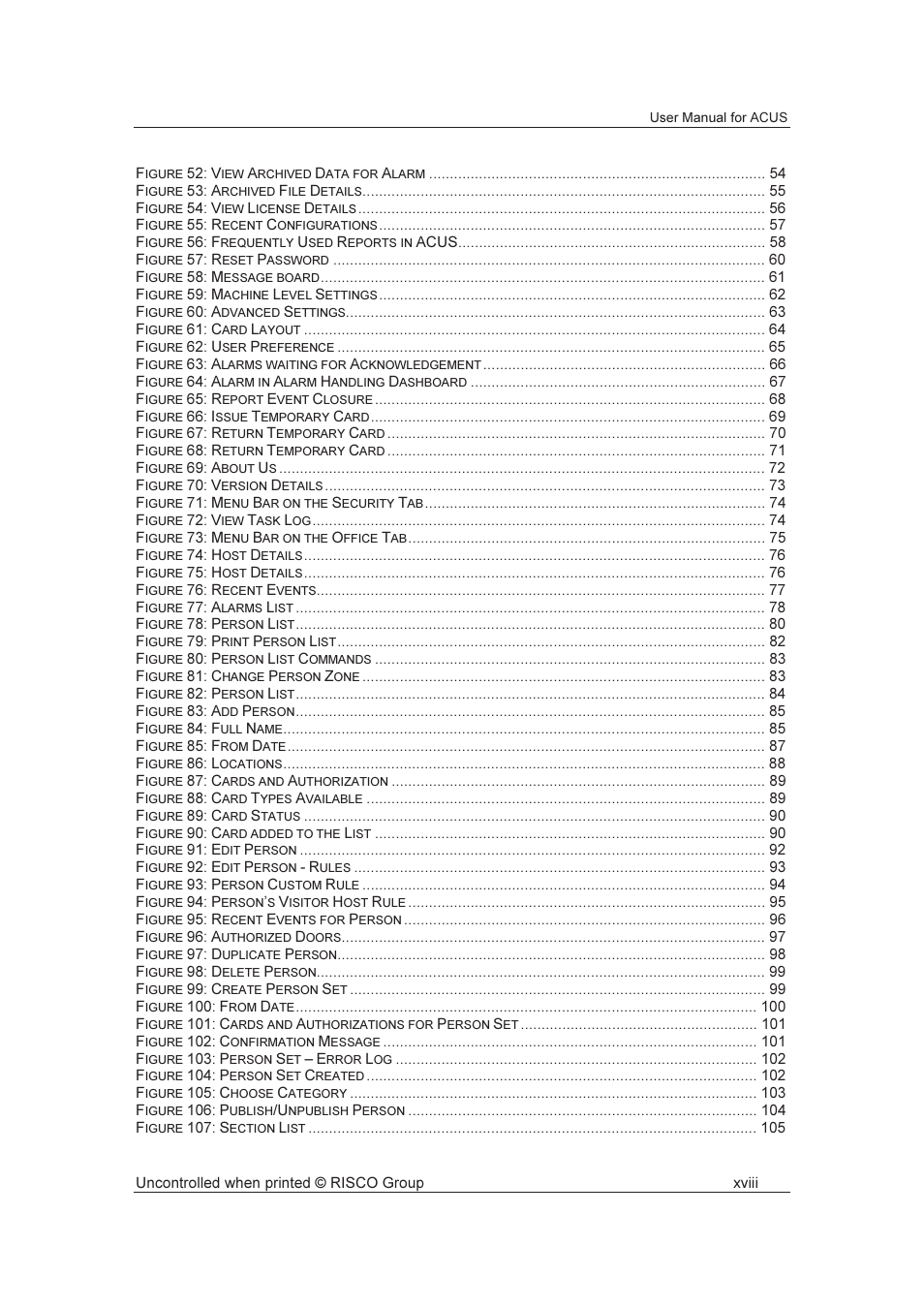 RISCO Group ACUS User Manual | Page 19 / 525