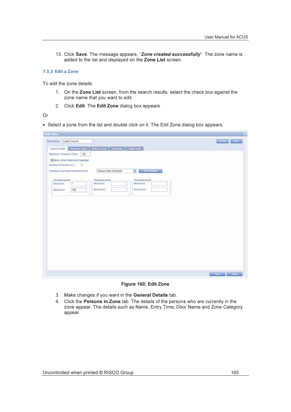 RISCO Group ACUS User Manual | Page 193 / 525