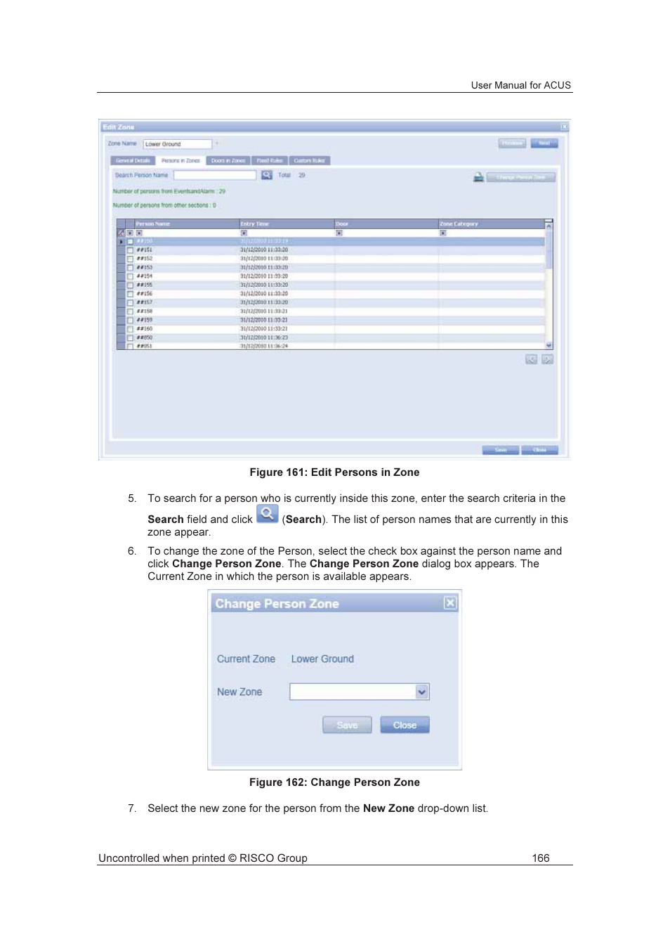 RISCO Group ACUS User Manual | Page 194 / 525
