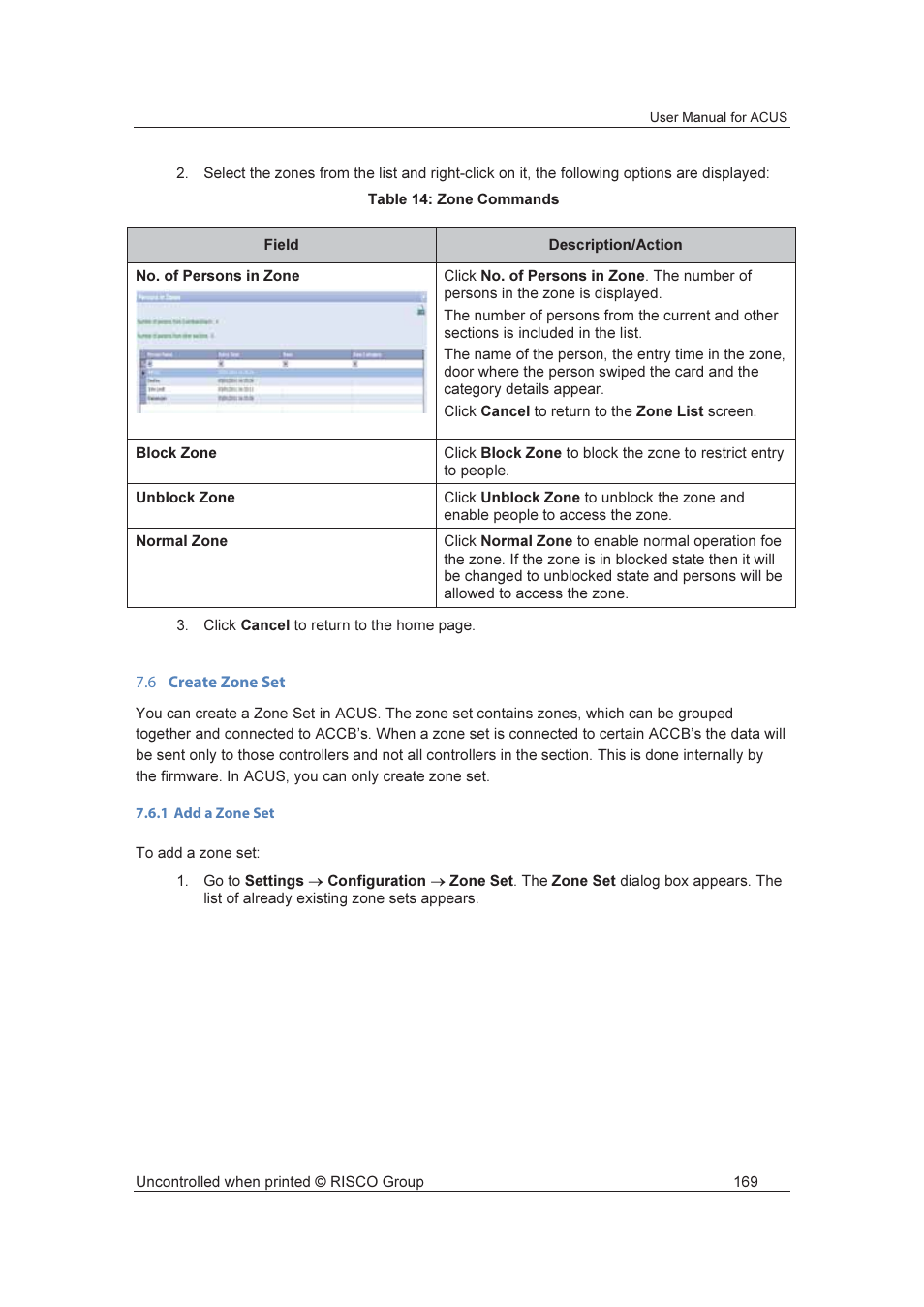 RISCO Group ACUS User Manual | Page 197 / 525