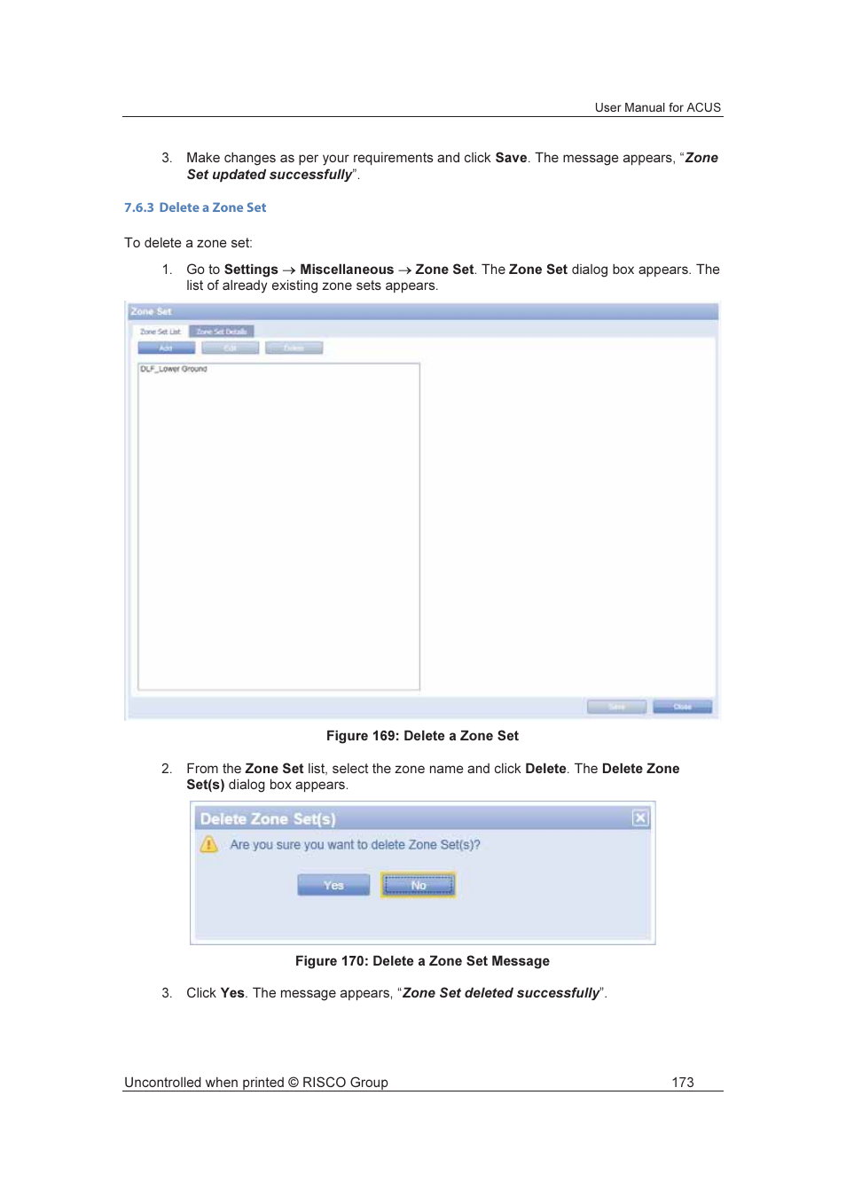 RISCO Group ACUS User Manual | Page 201 / 525