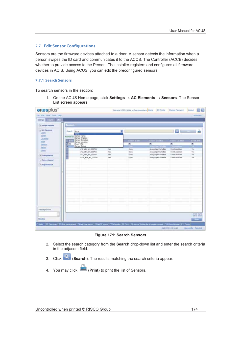 RISCO Group ACUS User Manual | Page 202 / 525