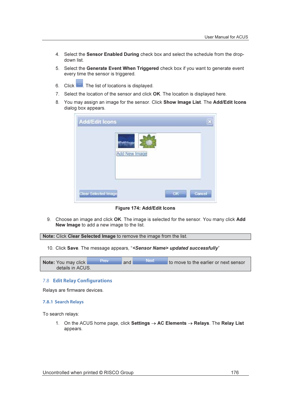 RISCO Group ACUS User Manual | Page 204 / 525