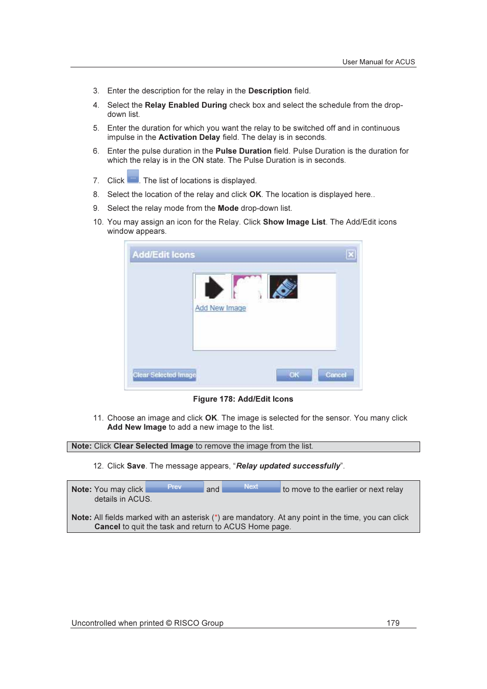 RISCO Group ACUS User Manual | Page 207 / 525