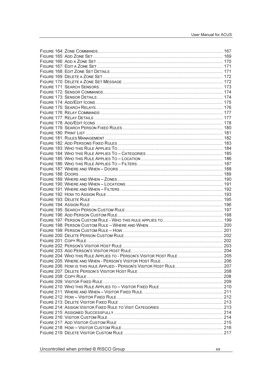 RISCO Group ACUS User Manual | Page 21 / 525