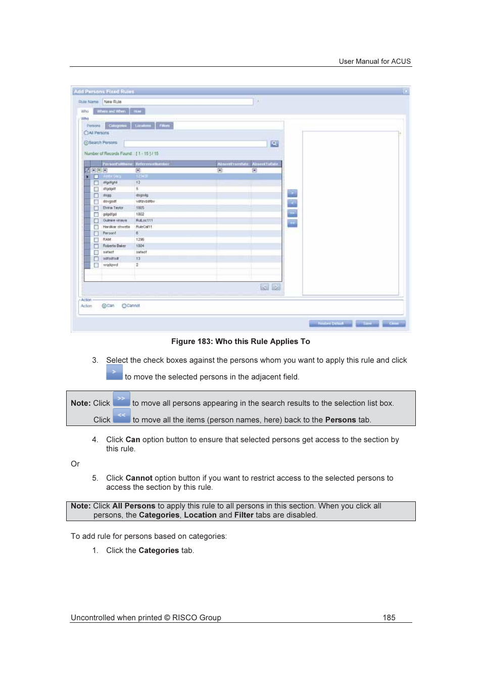 RISCO Group ACUS User Manual | Page 213 / 525