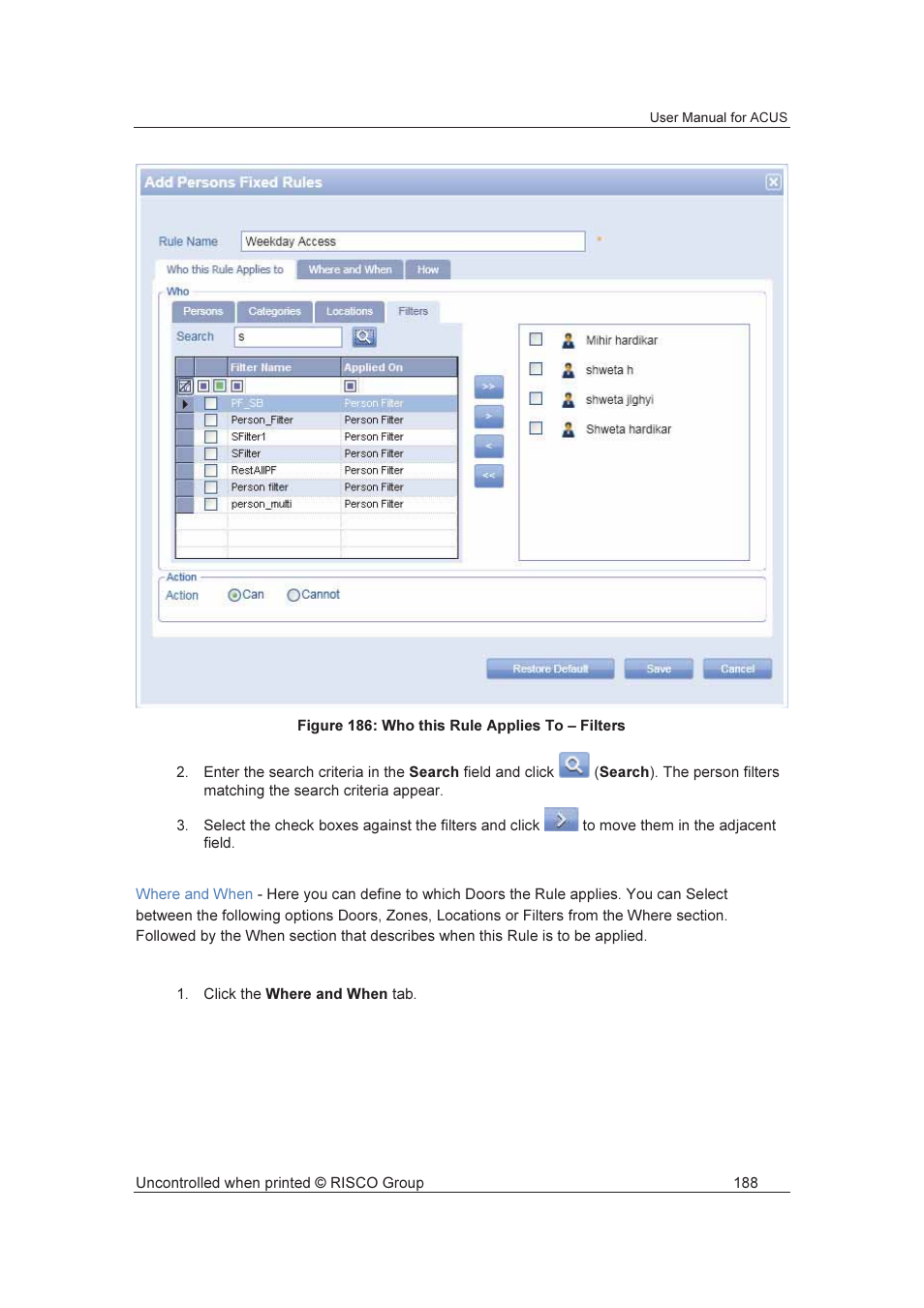 RISCO Group ACUS User Manual | Page 216 / 525