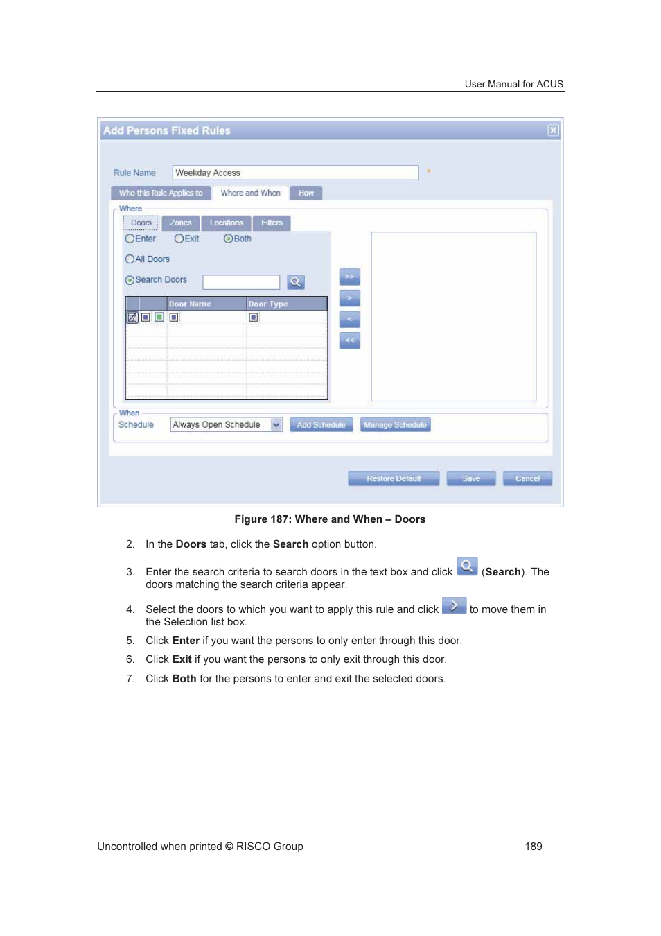 RISCO Group ACUS User Manual | Page 217 / 525