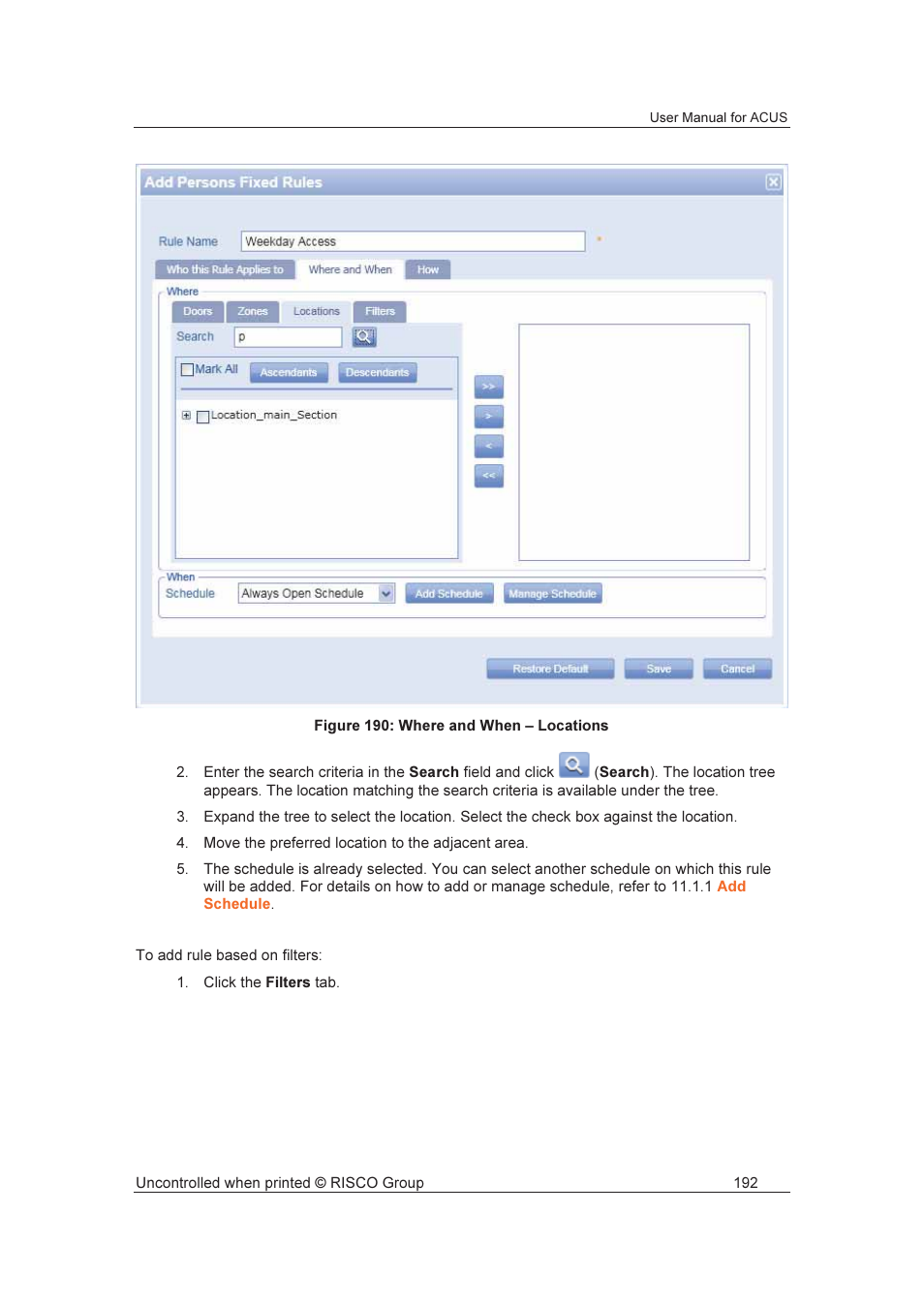 RISCO Group ACUS User Manual | Page 220 / 525