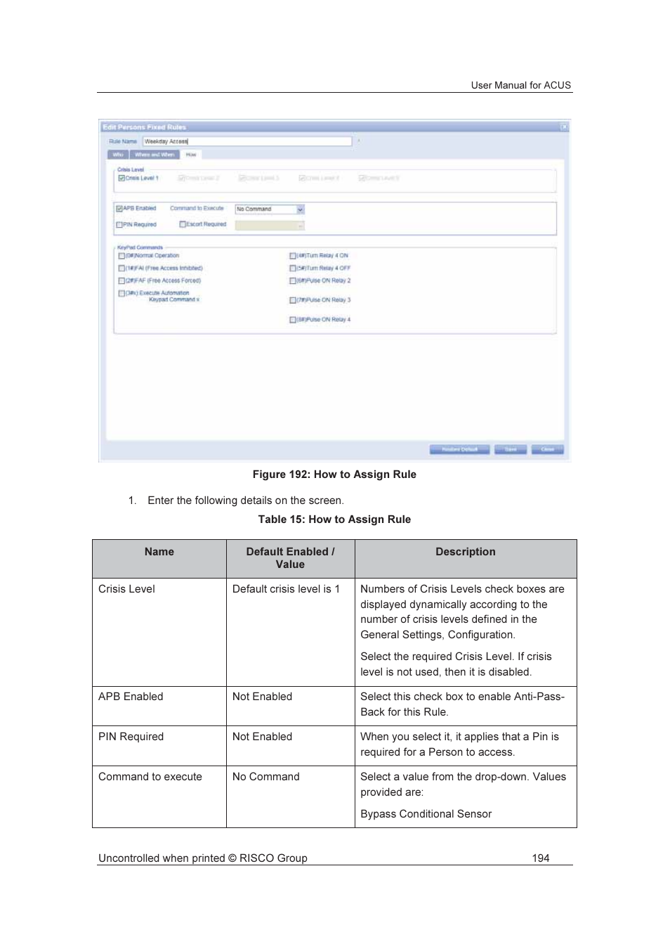 RISCO Group ACUS User Manual | Page 222 / 525