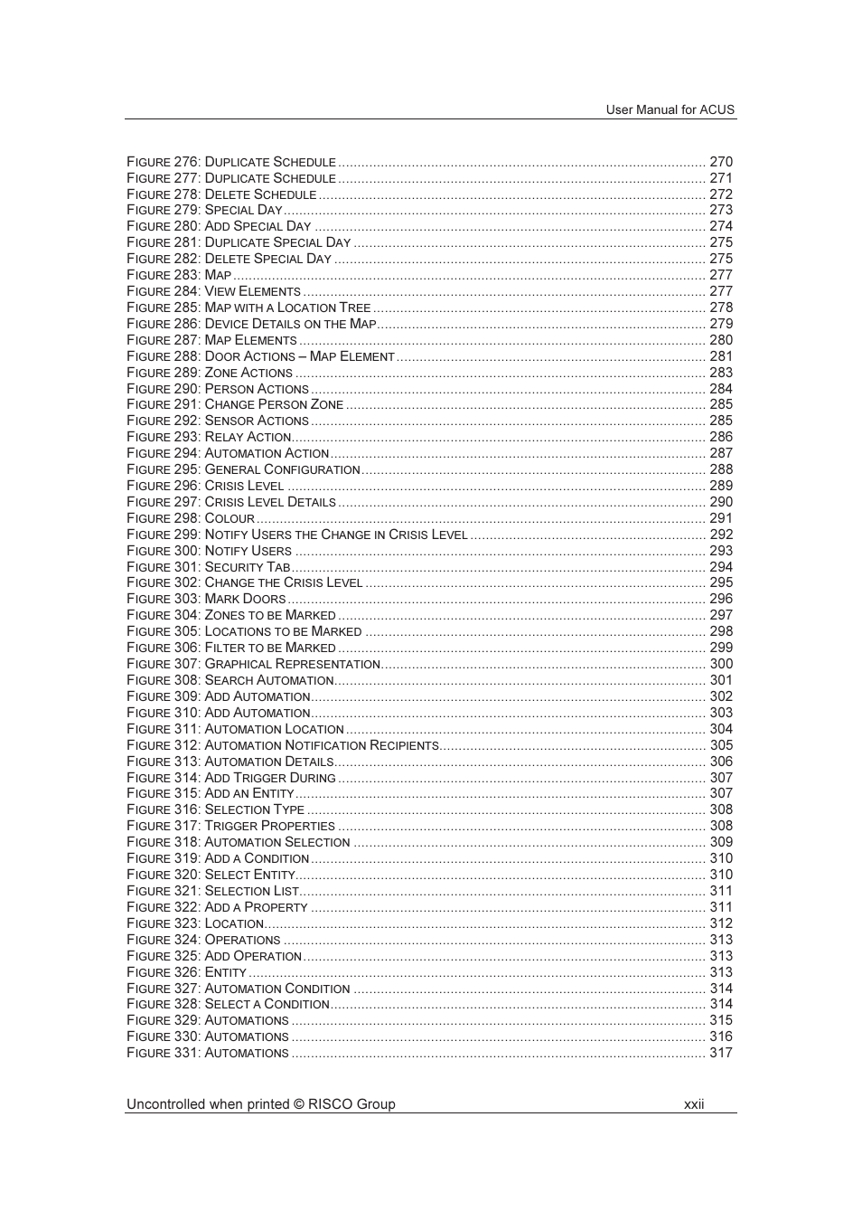 RISCO Group ACUS User Manual | Page 23 / 525