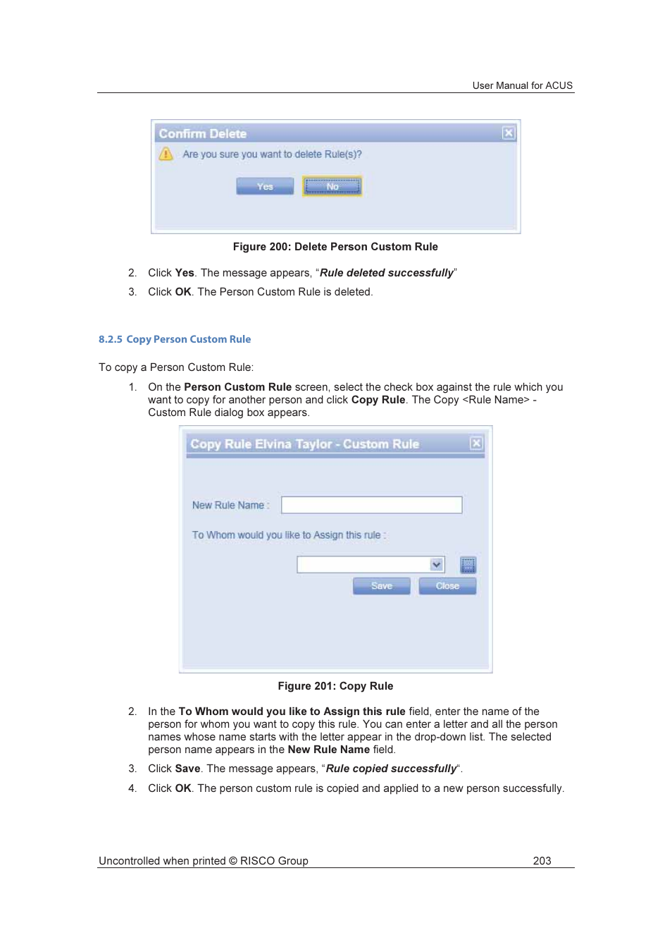 RISCO Group ACUS User Manual | Page 231 / 525