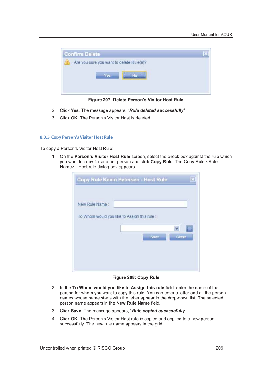 RISCO Group ACUS User Manual | Page 237 / 525