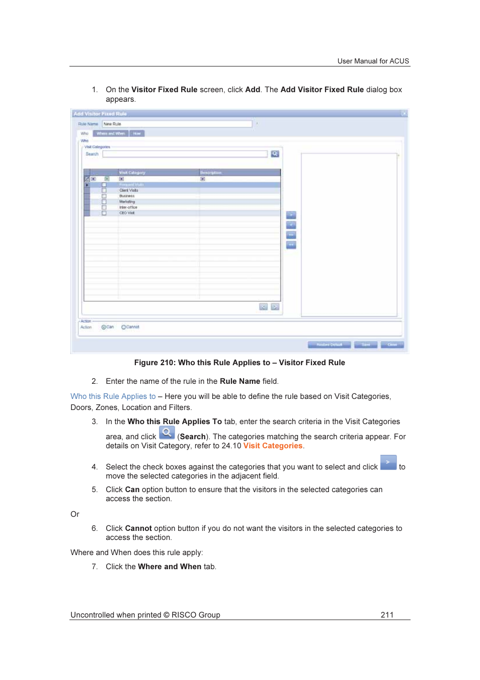 RISCO Group ACUS User Manual | Page 239 / 525