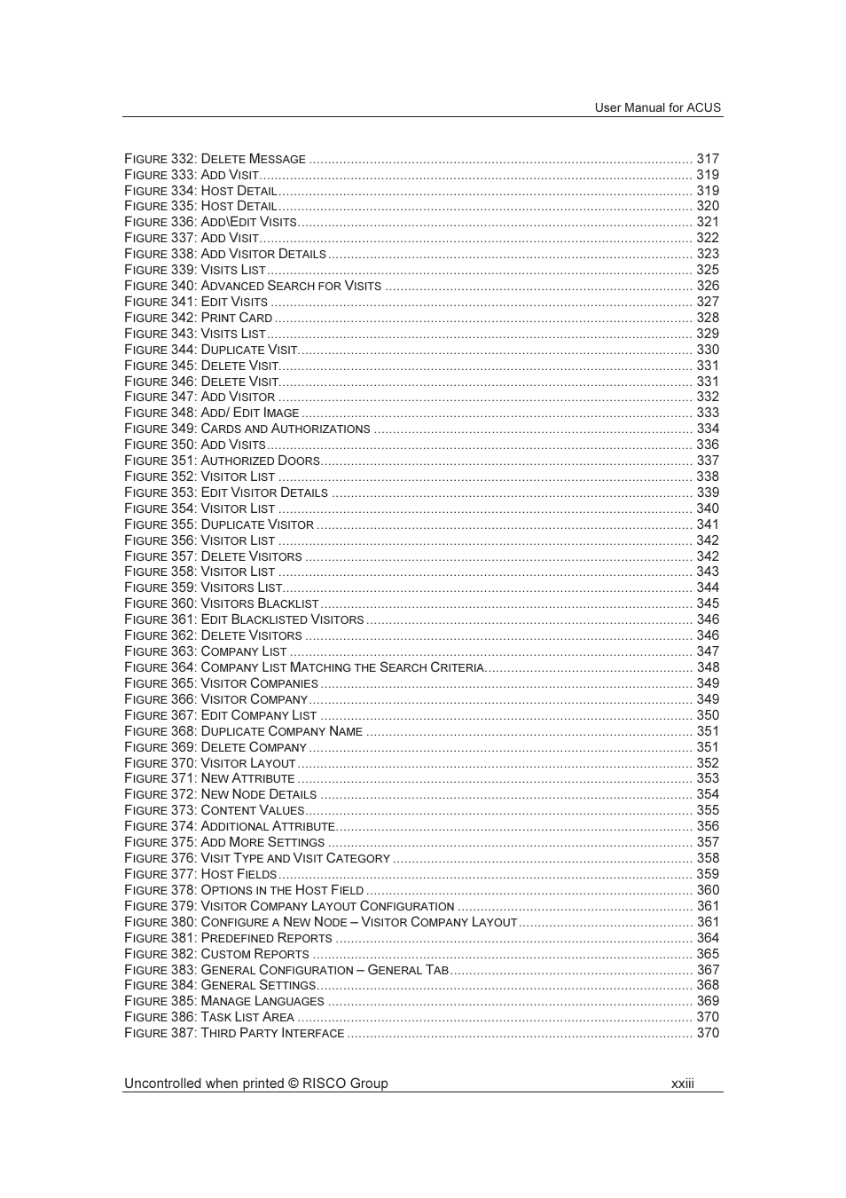 RISCO Group ACUS User Manual | Page 24 / 525