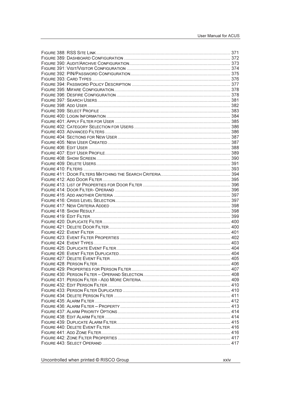 RISCO Group ACUS User Manual | Page 25 / 525