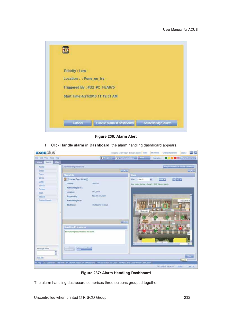 RISCO Group ACUS User Manual | Page 260 / 525
