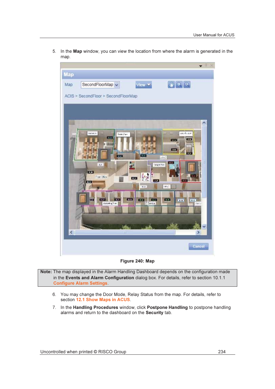 RISCO Group ACUS User Manual | Page 262 / 525