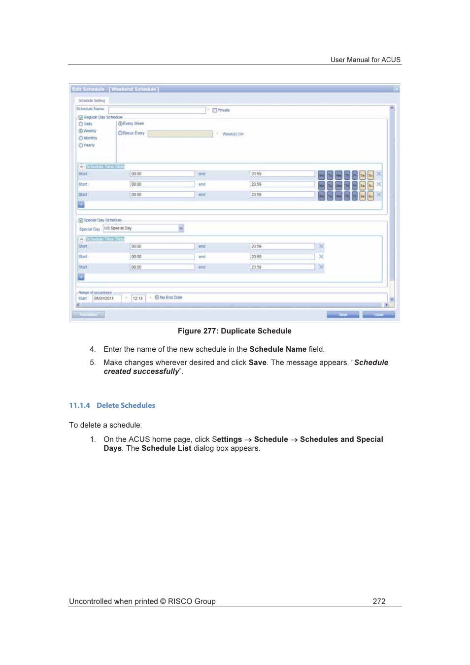 RISCO Group ACUS User Manual | Page 300 / 525