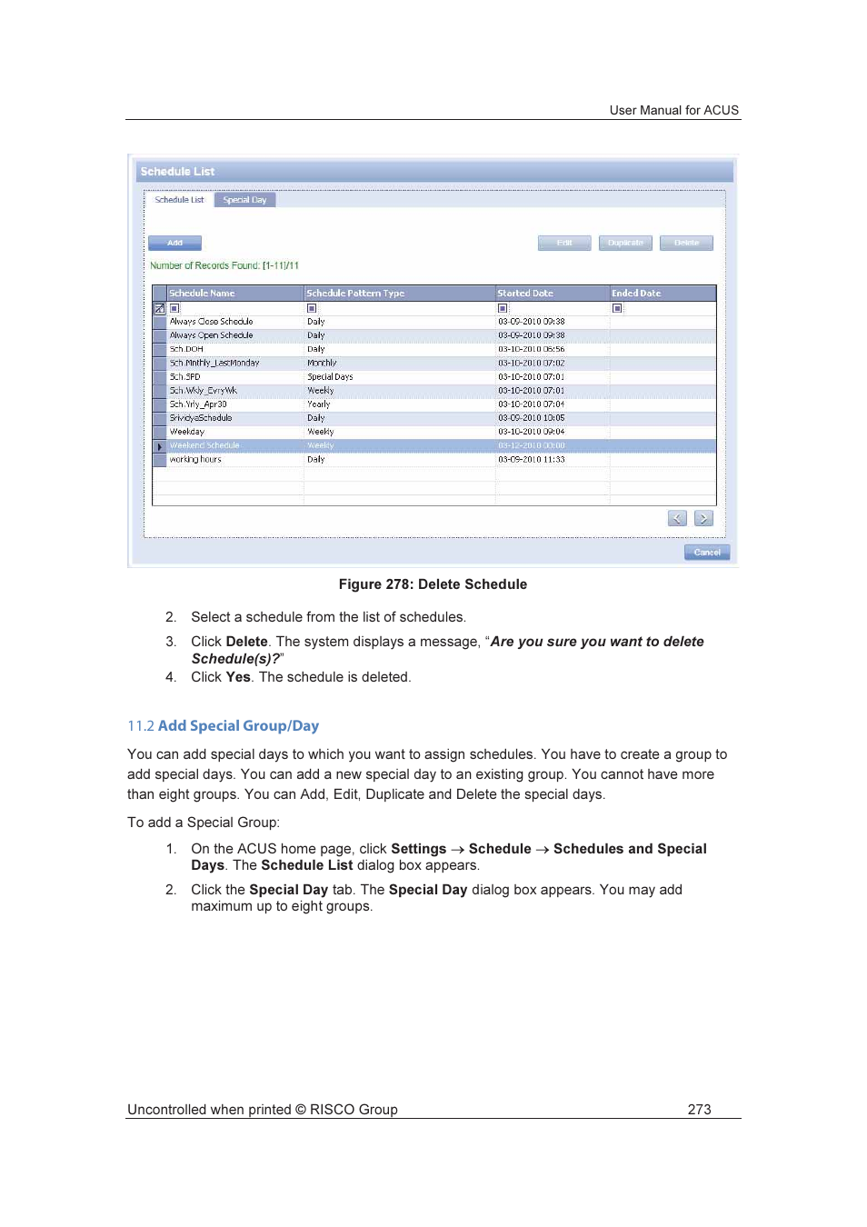 RISCO Group ACUS User Manual | Page 301 / 525