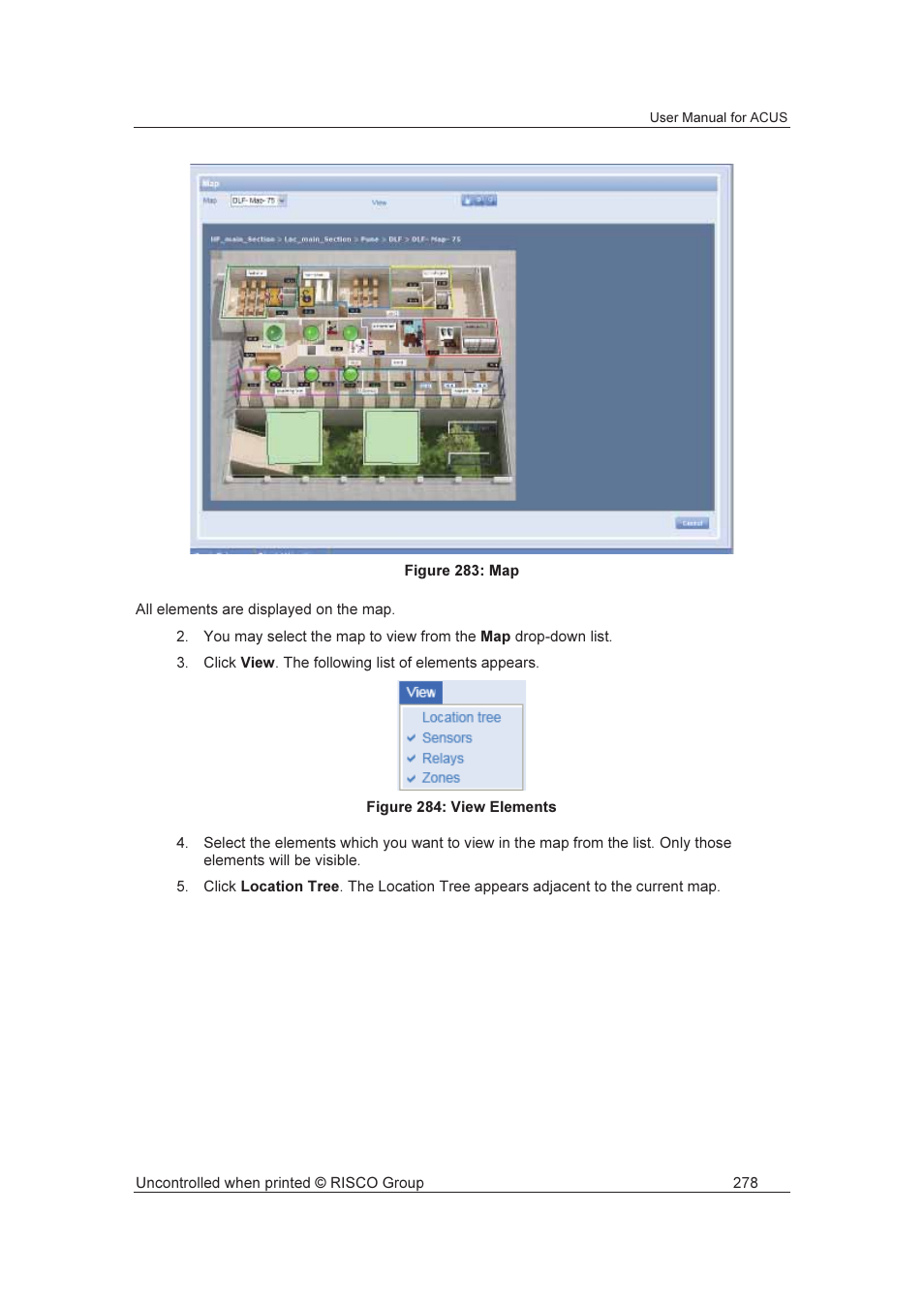 RISCO Group ACUS User Manual | Page 306 / 525