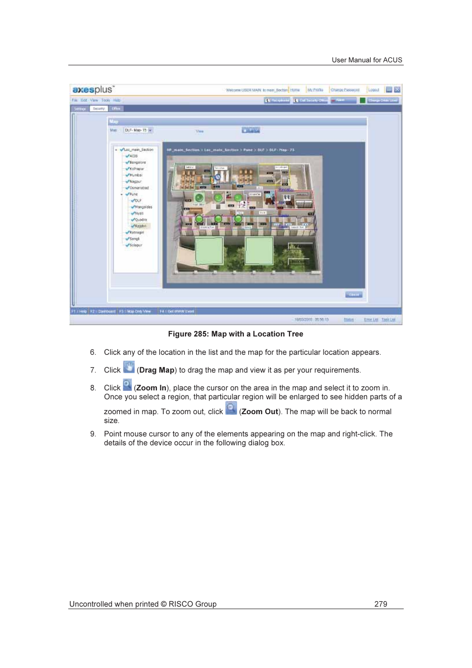 RISCO Group ACUS User Manual | Page 307 / 525