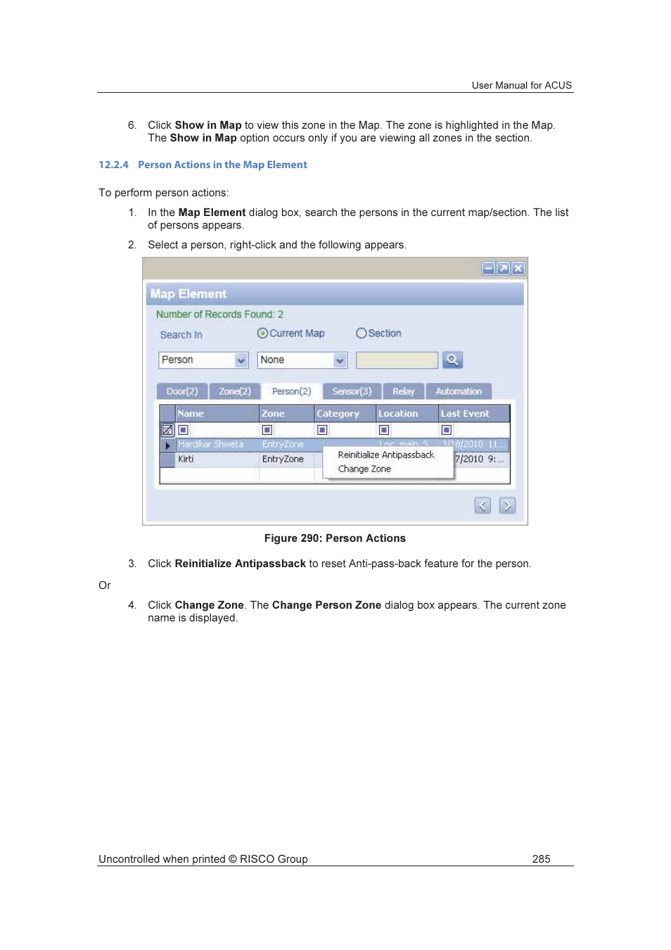 RISCO Group ACUS User Manual | Page 313 / 525