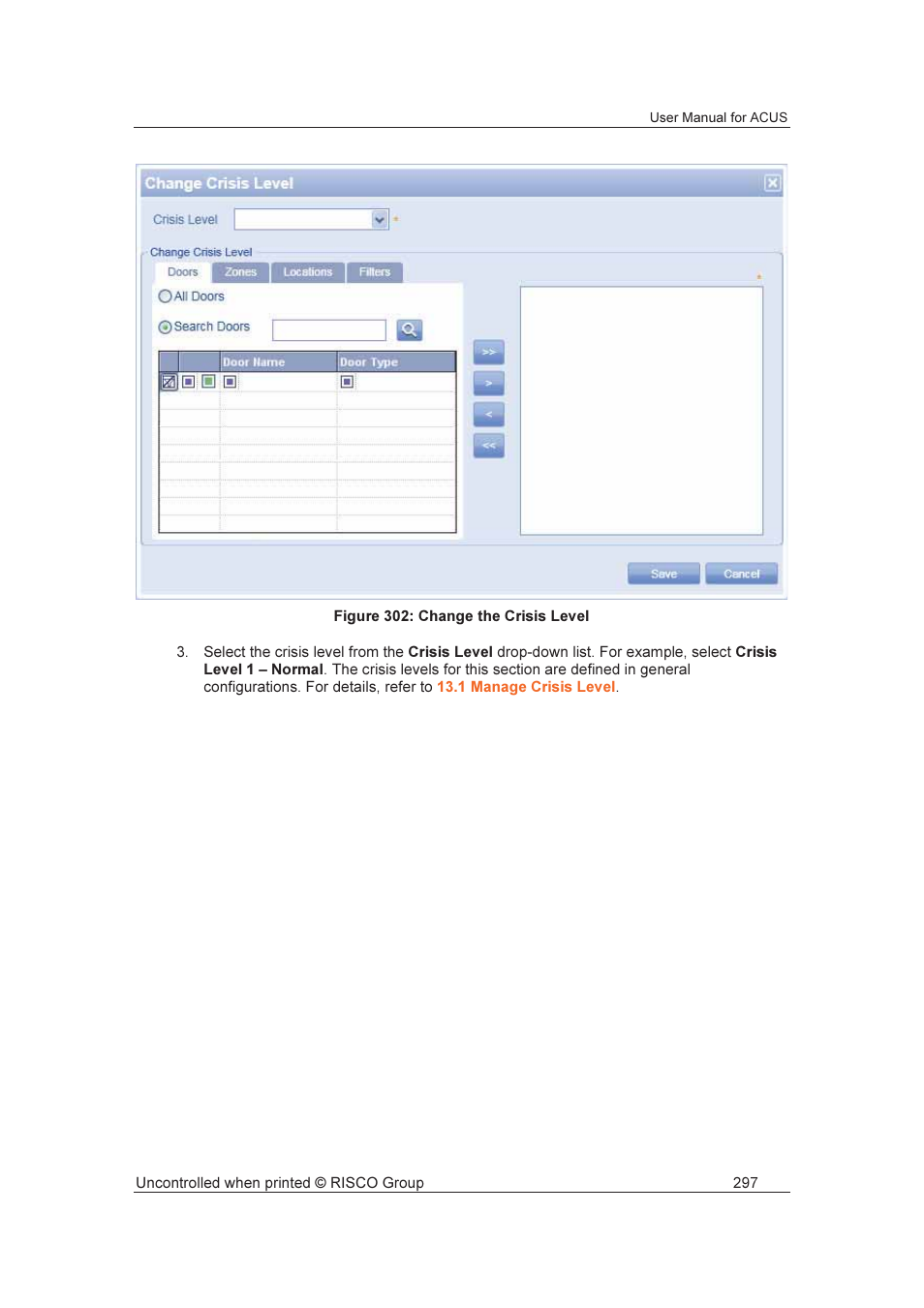 RISCO Group ACUS User Manual | Page 325 / 525