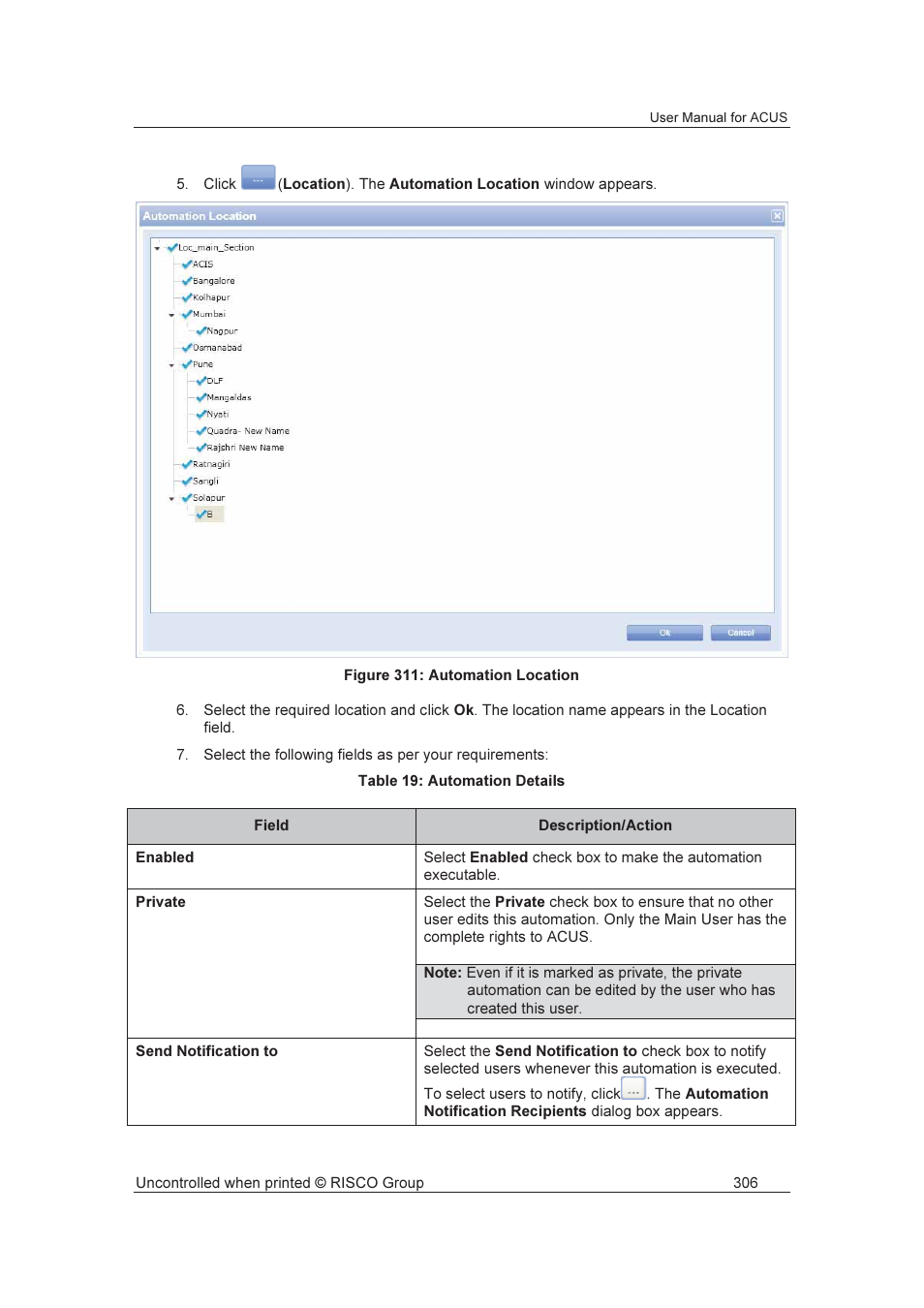 RISCO Group ACUS User Manual | Page 334 / 525