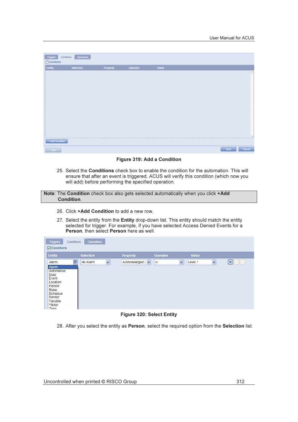 RISCO Group ACUS User Manual | Page 340 / 525