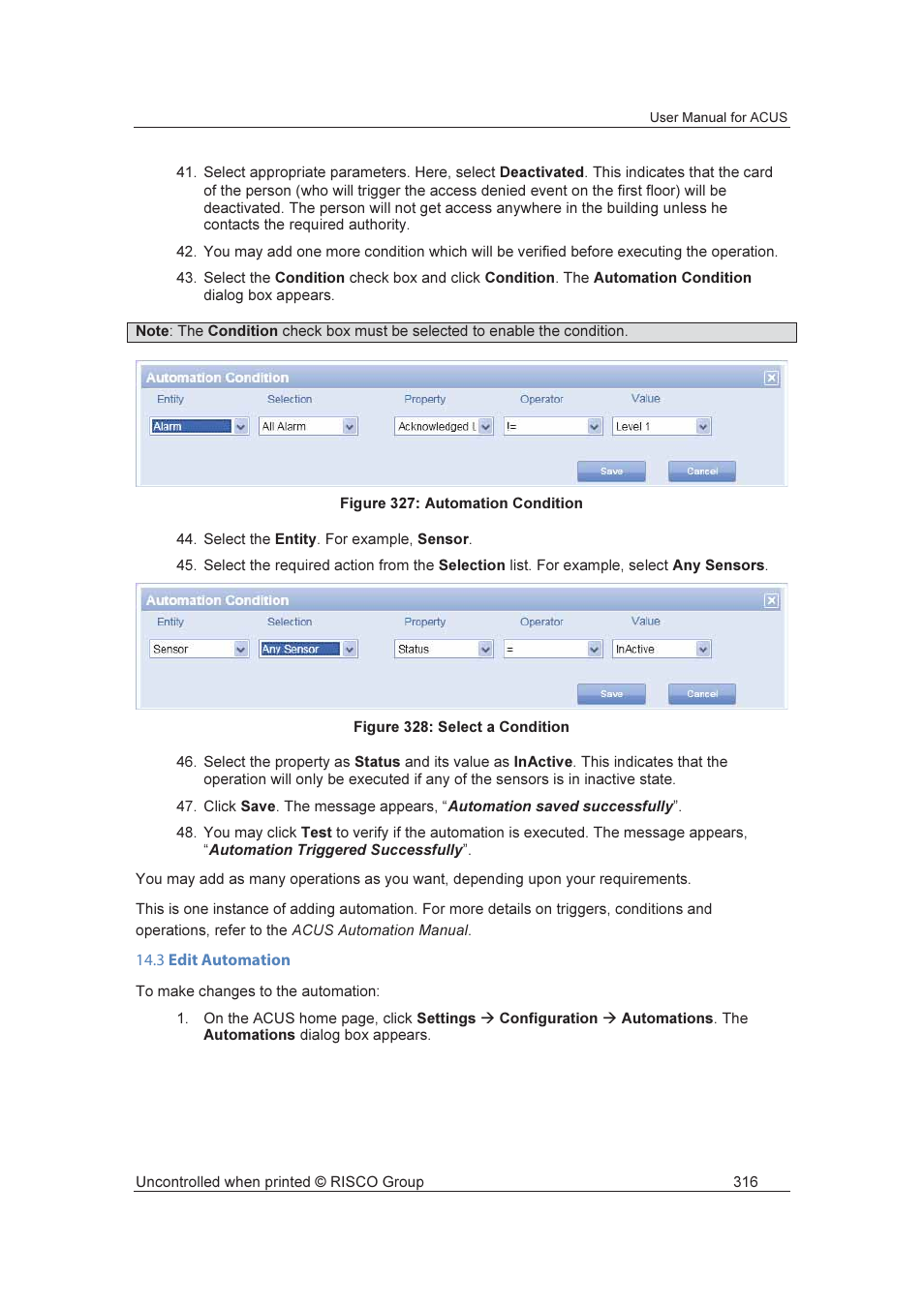 RISCO Group ACUS User Manual | Page 344 / 525