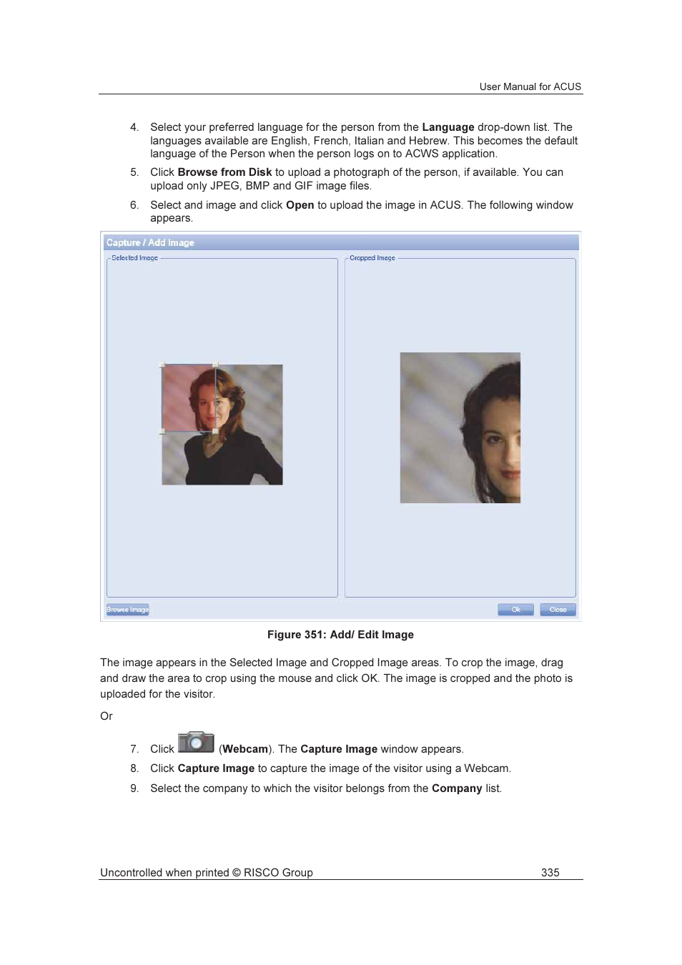 RISCO Group ACUS User Manual | Page 363 / 525