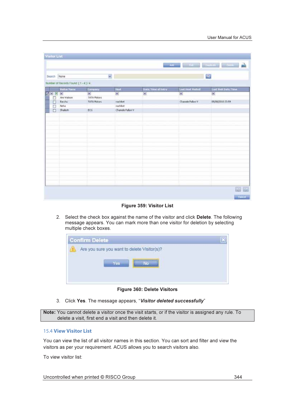 RISCO Group ACUS User Manual | Page 372 / 525