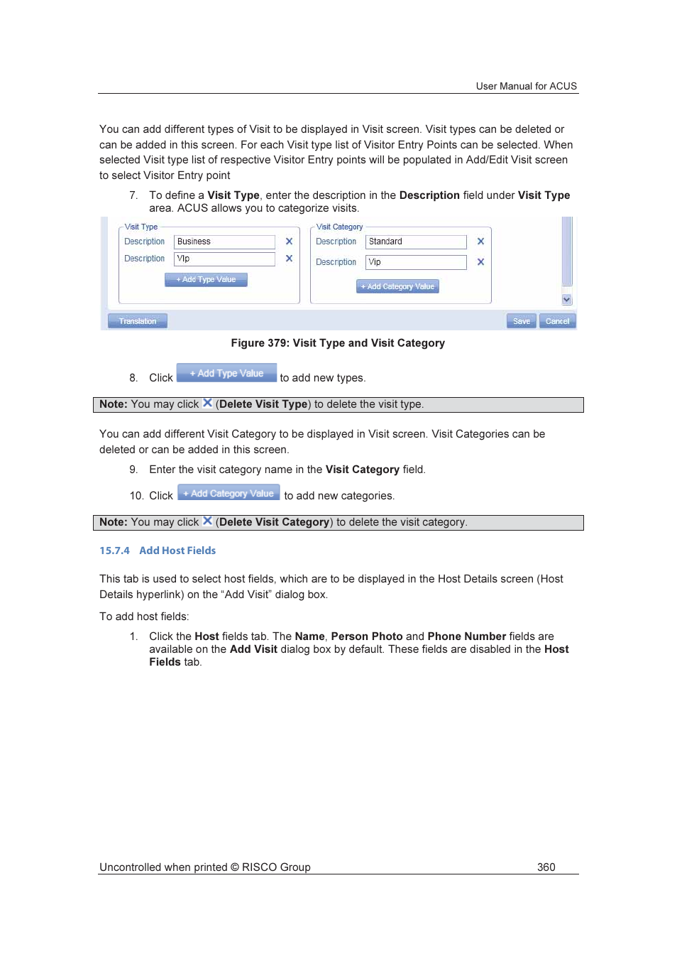 RISCO Group ACUS User Manual | Page 388 / 525