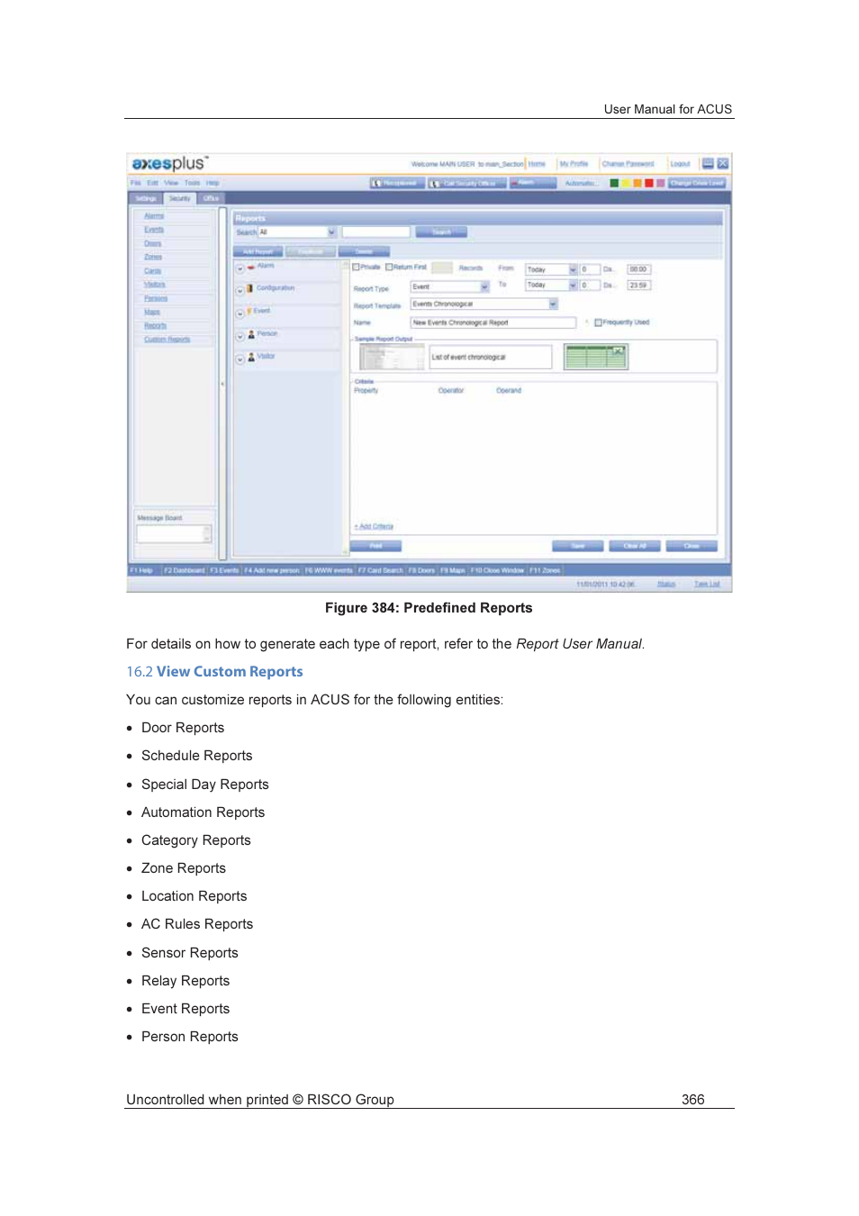RISCO Group ACUS User Manual | Page 394 / 525