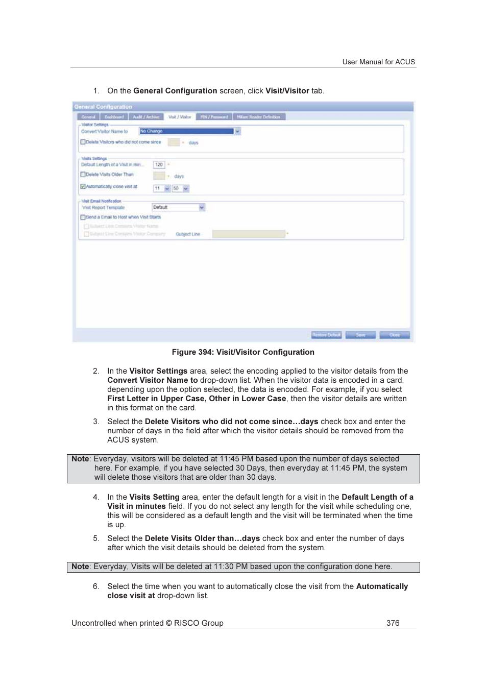 RISCO Group ACUS User Manual | Page 404 / 525