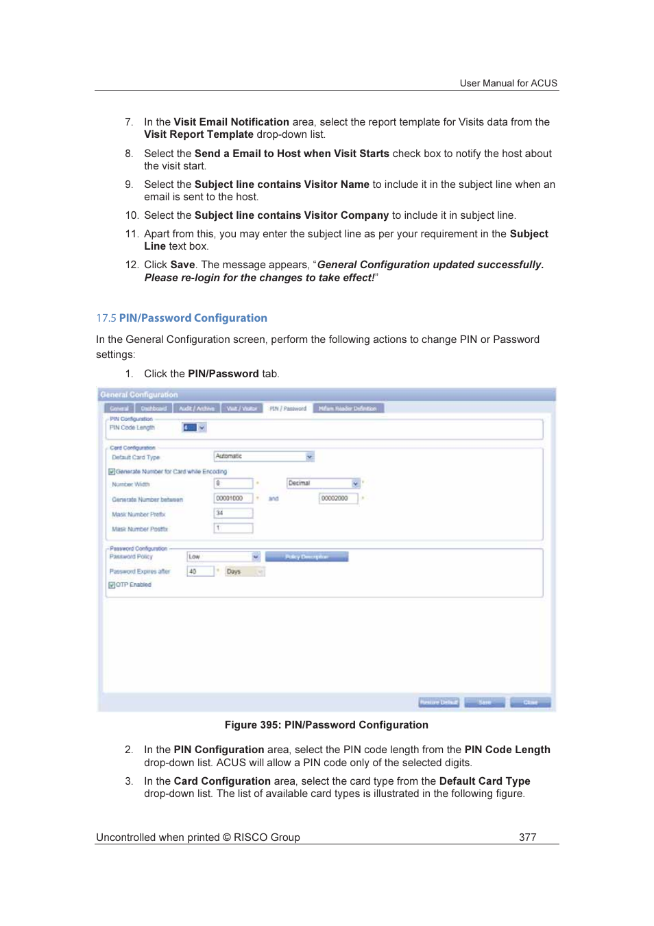 RISCO Group ACUS User Manual | Page 405 / 525