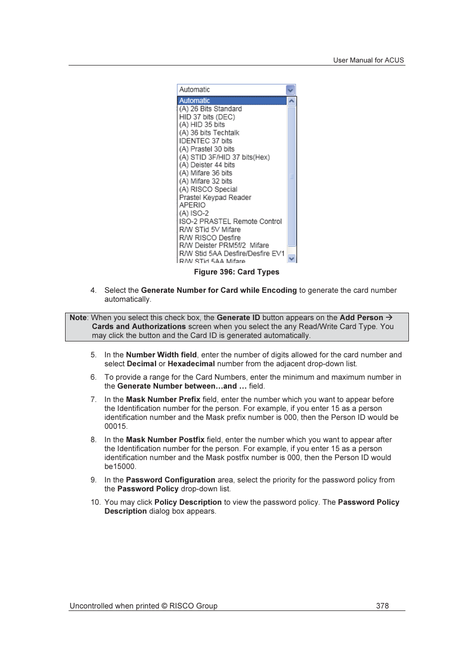 RISCO Group ACUS User Manual | Page 406 / 525