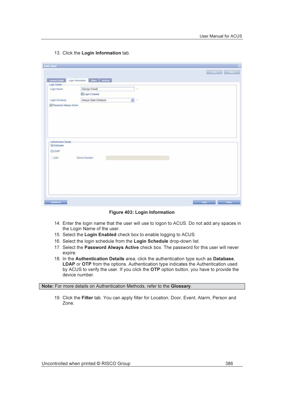 RISCO Group ACUS User Manual | Page 414 / 525