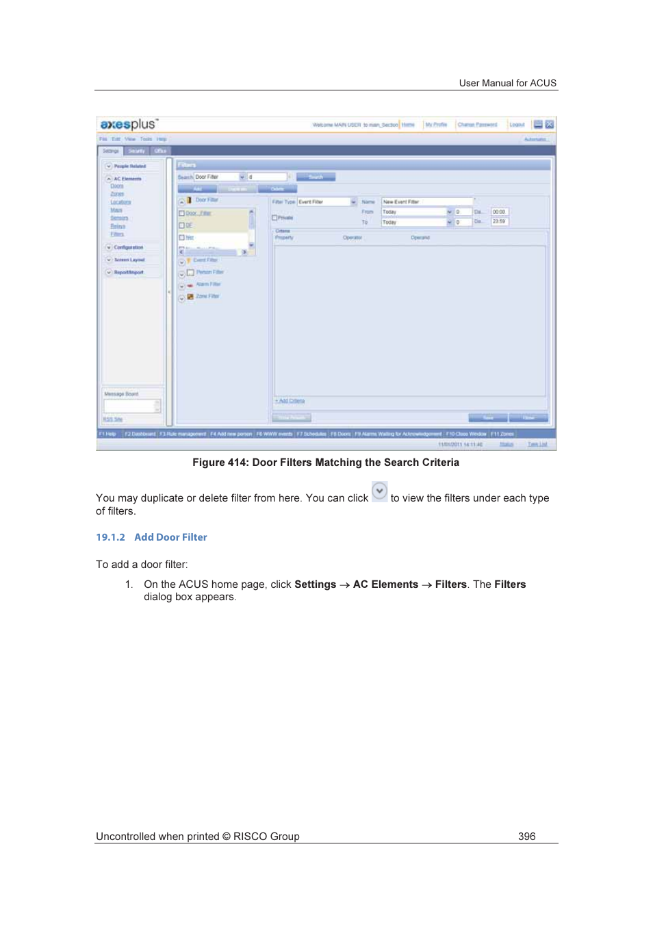 RISCO Group ACUS User Manual | Page 424 / 525