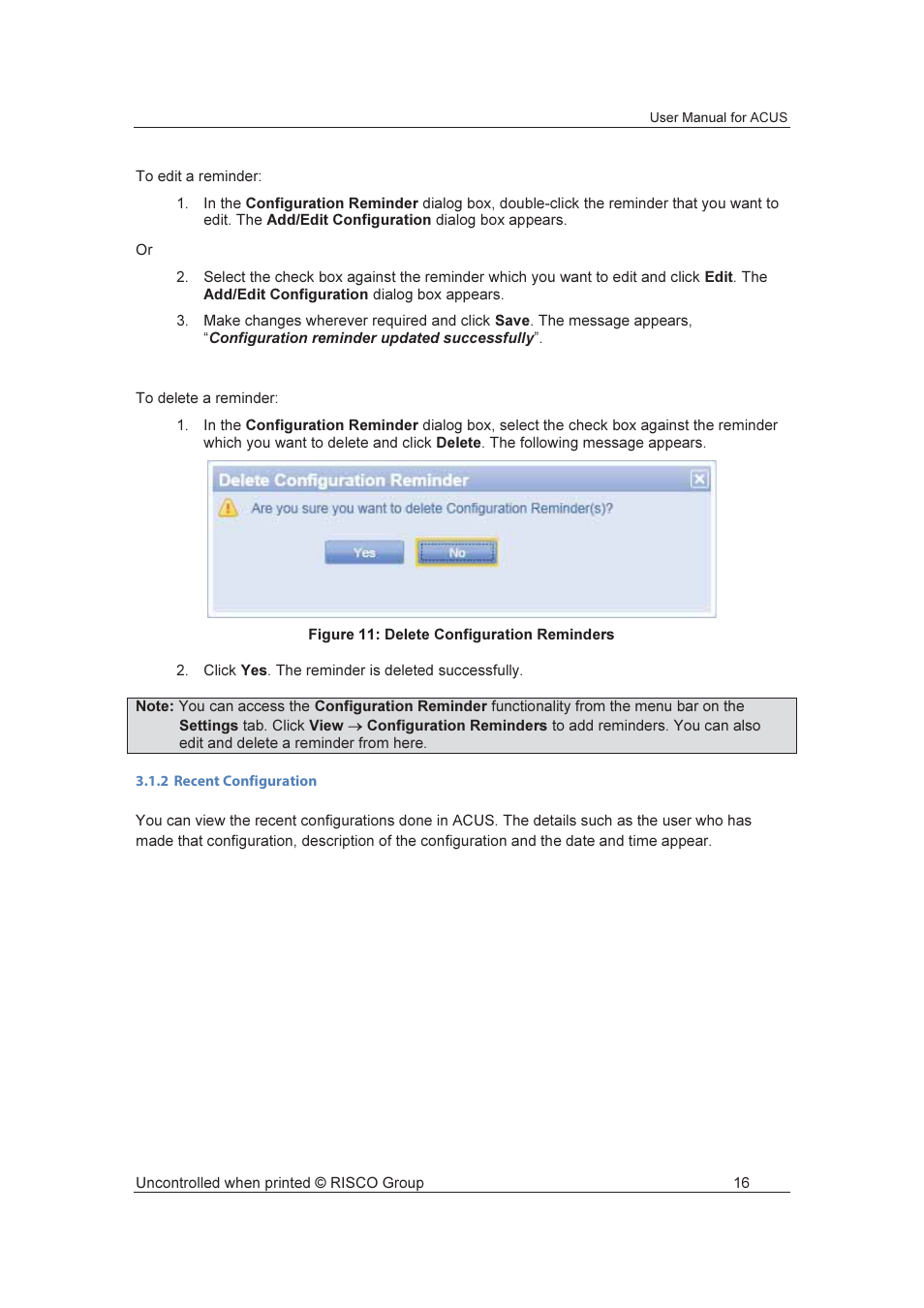 RISCO Group ACUS User Manual | Page 44 / 525