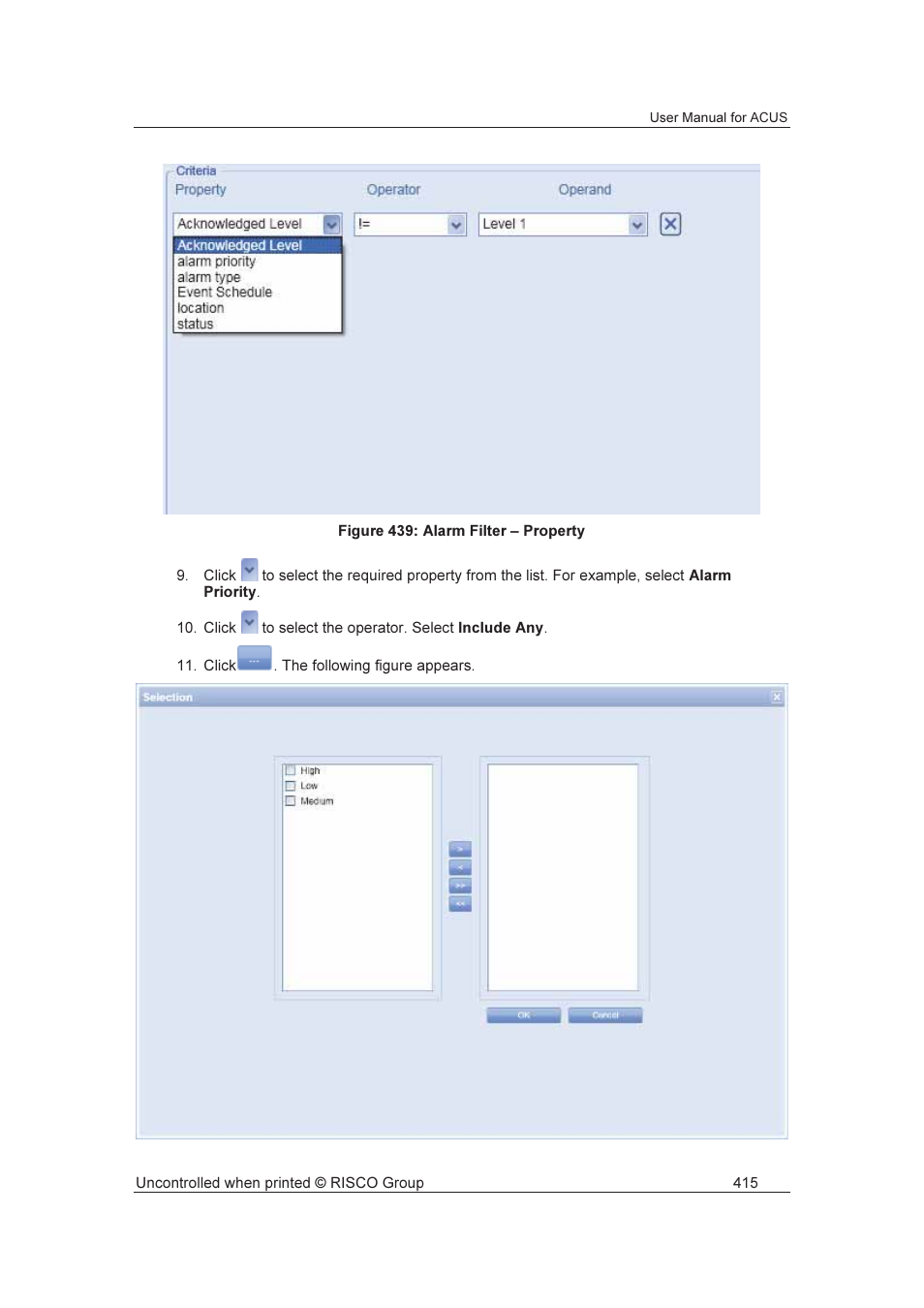 RISCO Group ACUS User Manual | Page 443 / 525