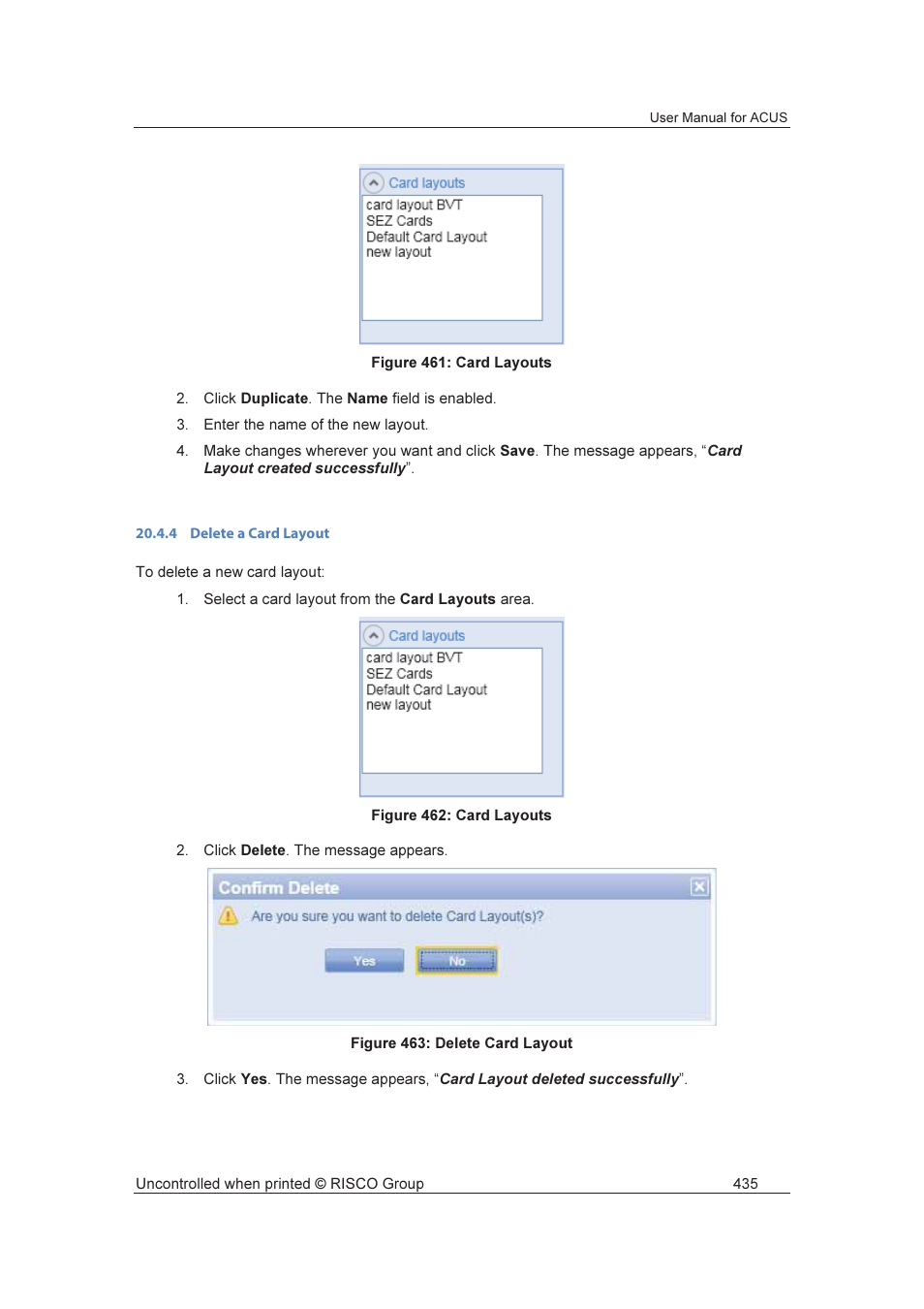 RISCO Group ACUS User Manual | Page 463 / 525