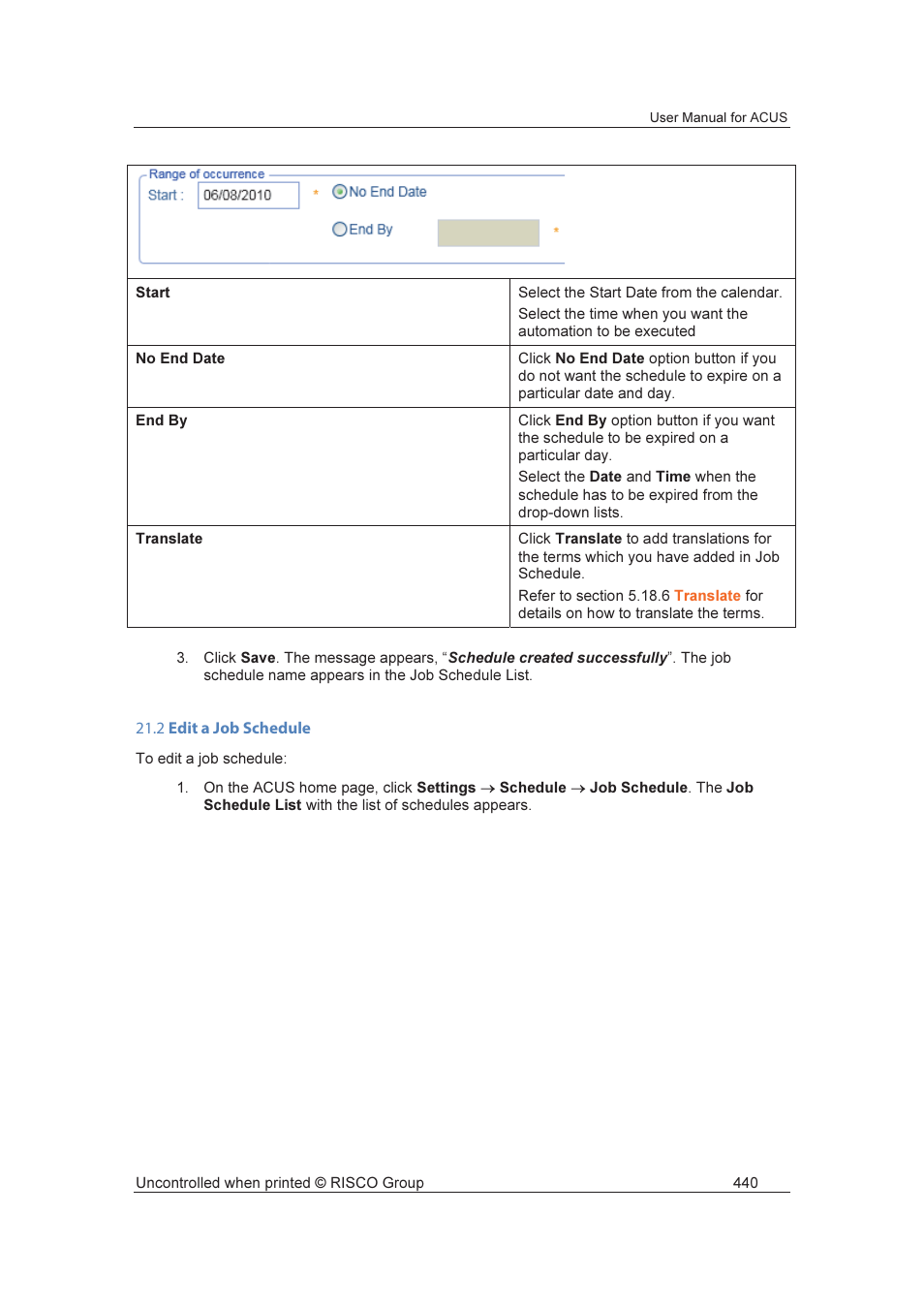 RISCO Group ACUS User Manual | Page 468 / 525