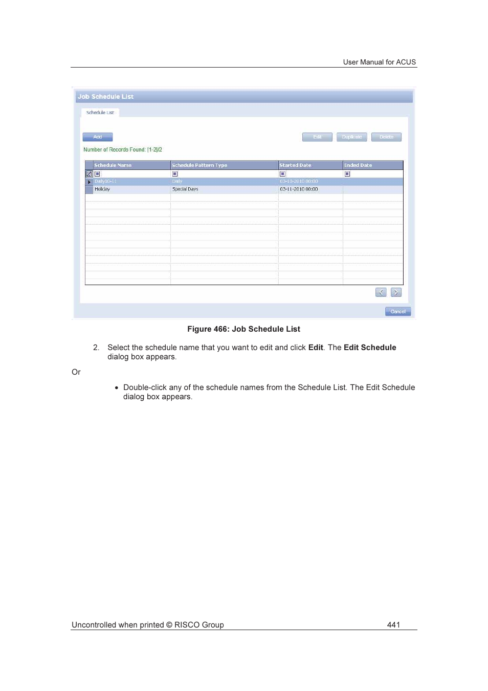 RISCO Group ACUS User Manual | Page 469 / 525