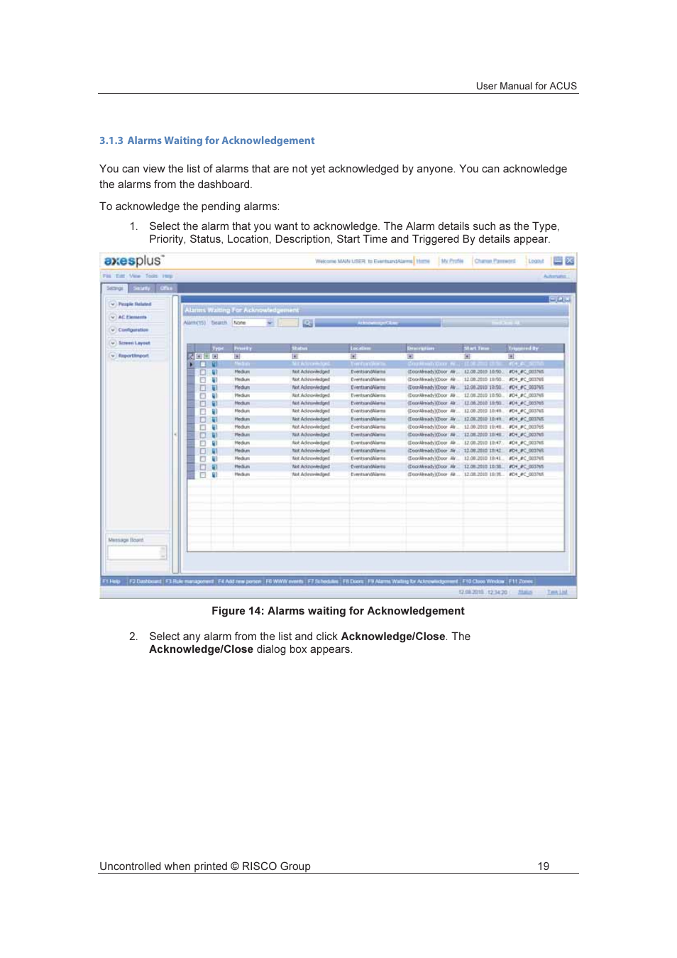 RISCO Group ACUS User Manual | Page 47 / 525