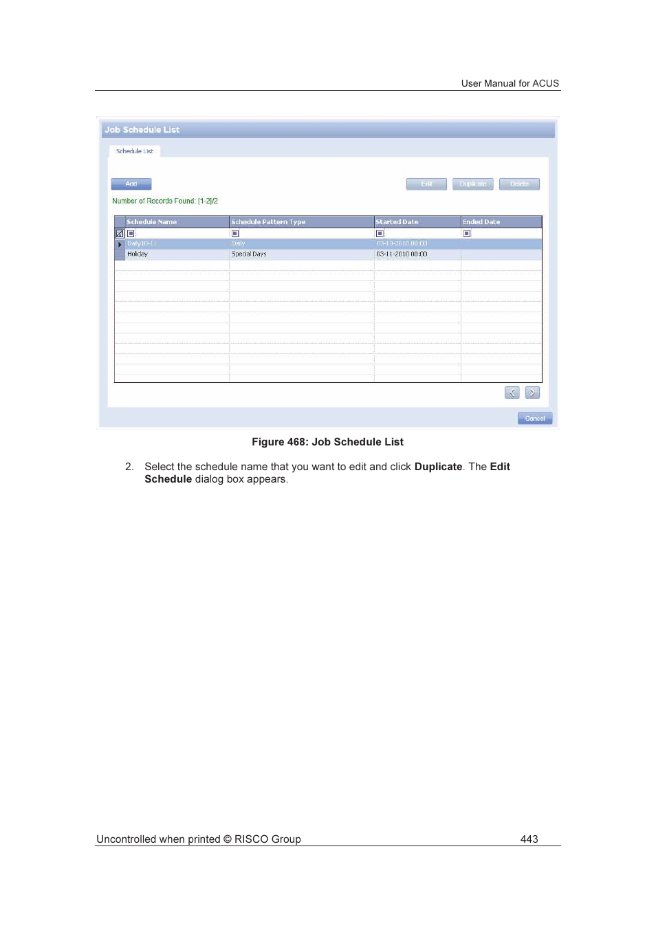 RISCO Group ACUS User Manual | Page 471 / 525